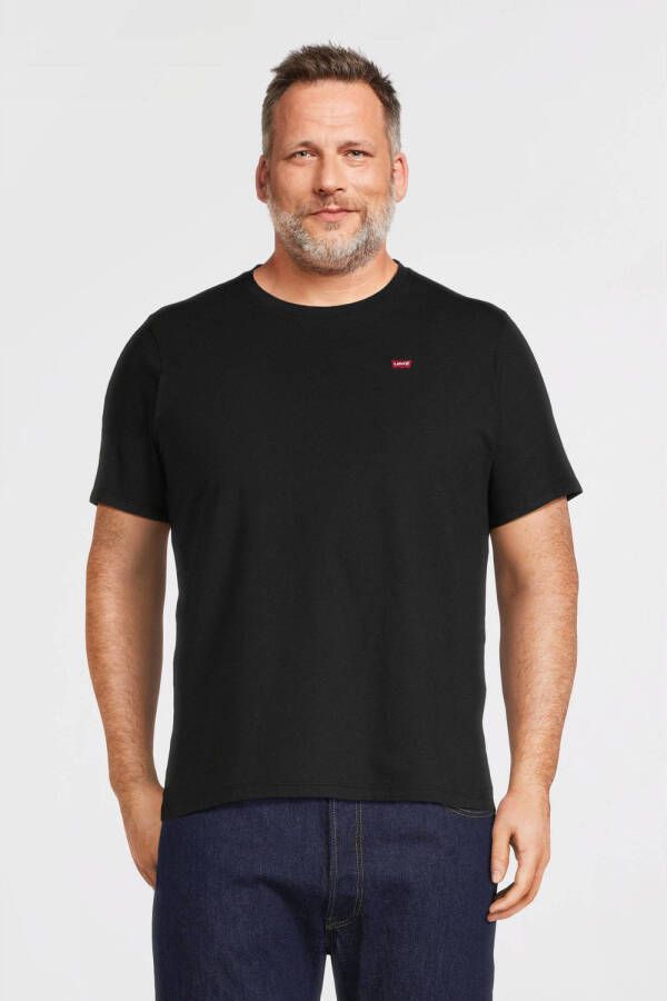 Levi s Big & Tall PLUS SIZE standard fit T-shirt met labelstitching