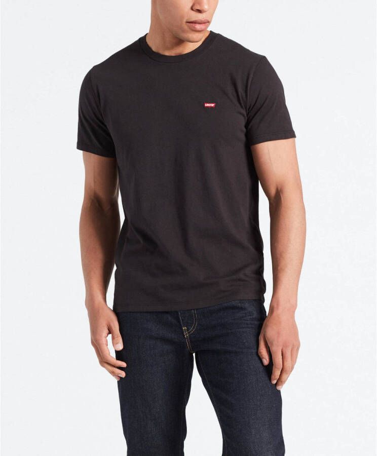 Levi s Big & Tall PLUS SIZE standard fit T-shirt met labelstitching