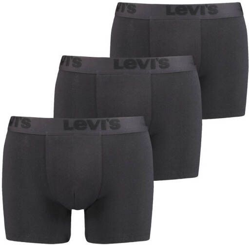 Levi's Premium Boxer Brief 3-Pack Black Heren