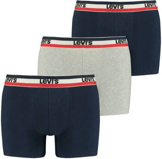 Levi's Boxershort LEVIS MEN SPRTSWR LOGO BOXER BRIEF 3P (Set van 3)