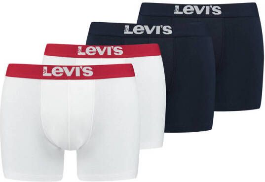 Levi's boxershort SOLID BASIC (set van 4)