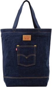 Levi's Shopper THE BACK POCKET TOTE in modieuze jeans look