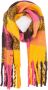 Levi's geruite sjaal roze geel oranje - Thumbnail 1
