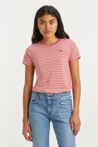 Levi's T-shirt The Perfect Tee met klein logoborduursel