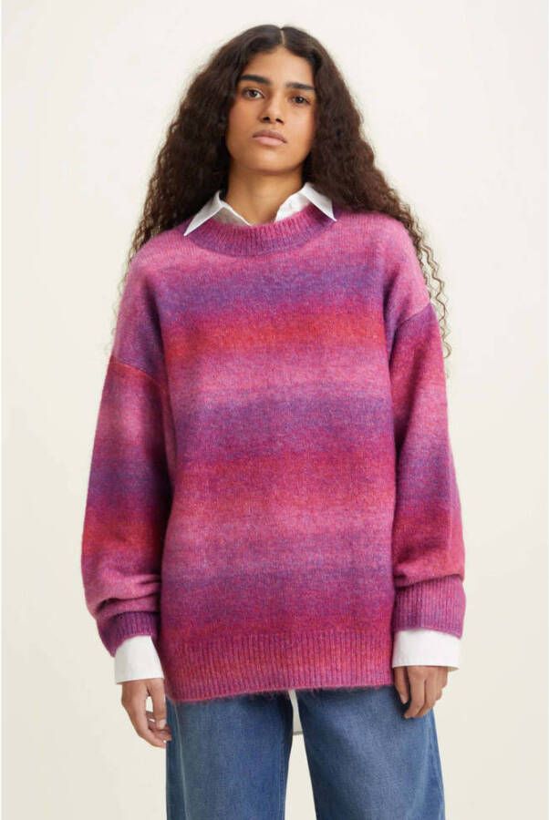 Levi's Gebreide pullover met wol en kleurverloop
