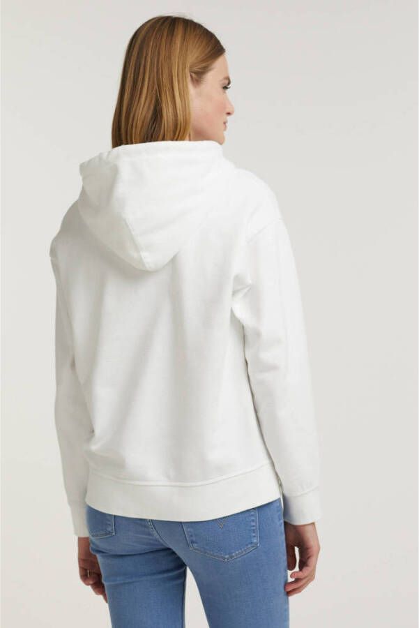 Levi's Witte Sweatshirt met Capuchon voor Dames White Dames