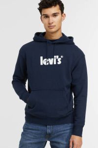 Levi's Hoodie LE T2 RELAXED GRAPHIC PO met gekleurde logoprint