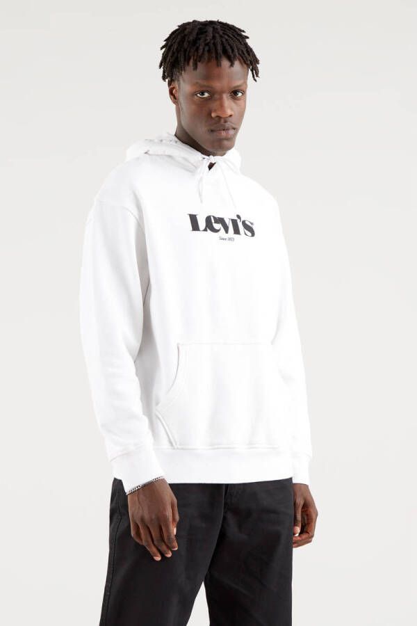 Levi's hoodie met logo wit