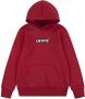 Levis Levi's Kids hoodie met logo warmrood Sweater Logo 140 - Thumbnail 1