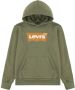 Levis Levi's Kids hoodie Batwing met logo groen Sweater Logo 140 - Thumbnail 1