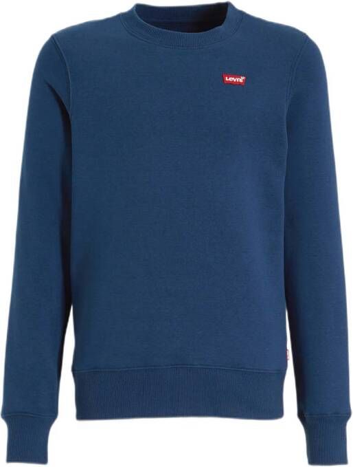 Levis Levi's Kids sweater donkerblauw Jongens Sweat (duurzaam) Ronde hals 152