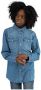 Levis Levi's Kids denim overhemd Barstow western vintage stone Blauw Effen 140 - Thumbnail 1