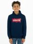 Levis Levi's Kids hoodie Batwing Screenprint met logo donkerblauw Sweater Logo 104 - Thumbnail 1
