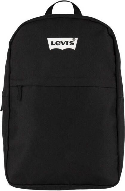 Levis Levi's Kids rugzak Batwing met logoprint zwart Polyester
