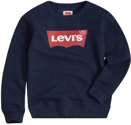 Levis Levi's Kids sweater Batwing met logo donkerblauw Logo 164