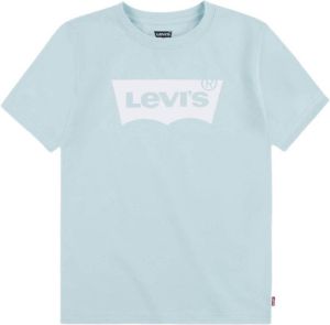 Levi's Kids T-shirt Batwing met logo blauw