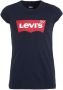 Levis Levi's Kids T-shirt Batwing met logo donkerblauw rood Meisjes Jersey Ronde hals 164-176 - Thumbnail 1