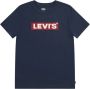 Levis Levi's Kids T-shirt met logo donkerblauw Jongens Katoen Ronde hals Logo 152 - Thumbnail 1