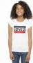 Levis Levi's Kids T-shirt met logo wit rood donkerblauw Meisjes Katoen Ronde hals 158-164 - Thumbnail 1