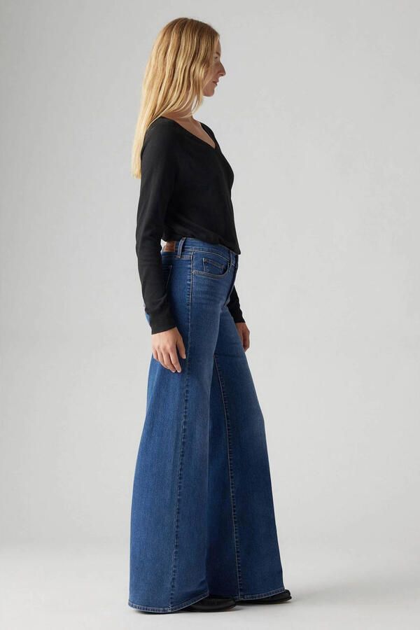 Levi's 300 Shaping wide leg jeans in 5-pocketmodel model '318' - Foto 3