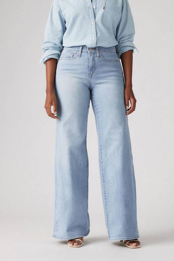 Levi's Flared Bootcut Levis 318 Shaping Wide Leg Tall Glass Of Water - Foto 2