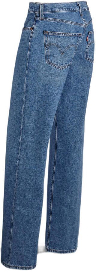 Levi's Straight fit mid rise jeans van katoen model '501' 'Water - Foto 4