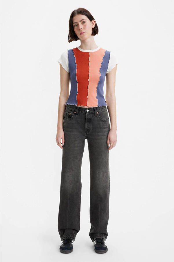 Levi's 501 90's stitch straight leg jeans grey denim - Foto 2