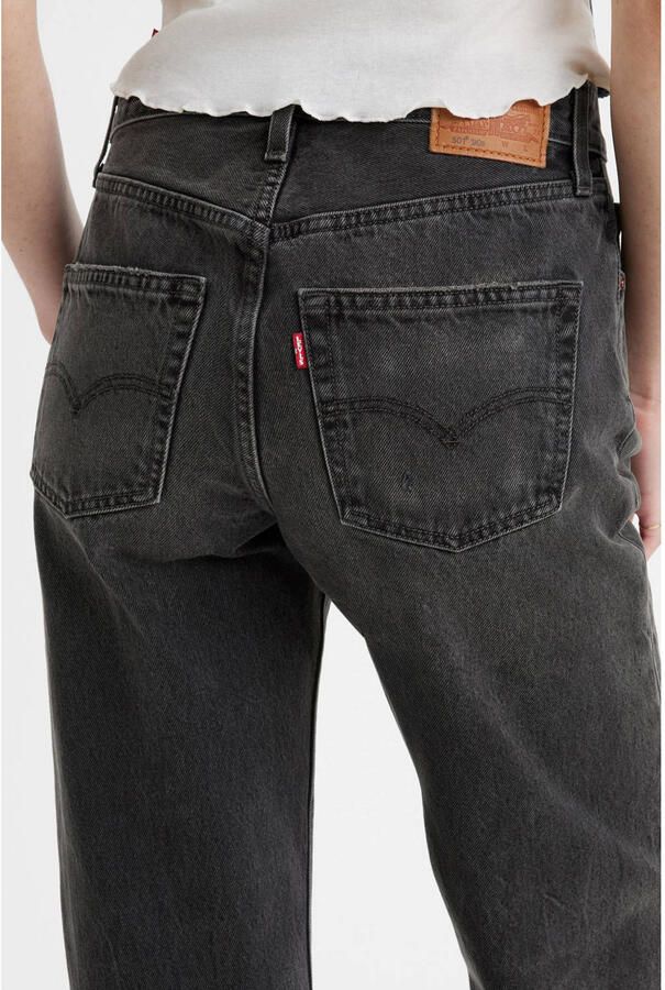 Levi's 501 90's stitch straight leg jeans grey denim