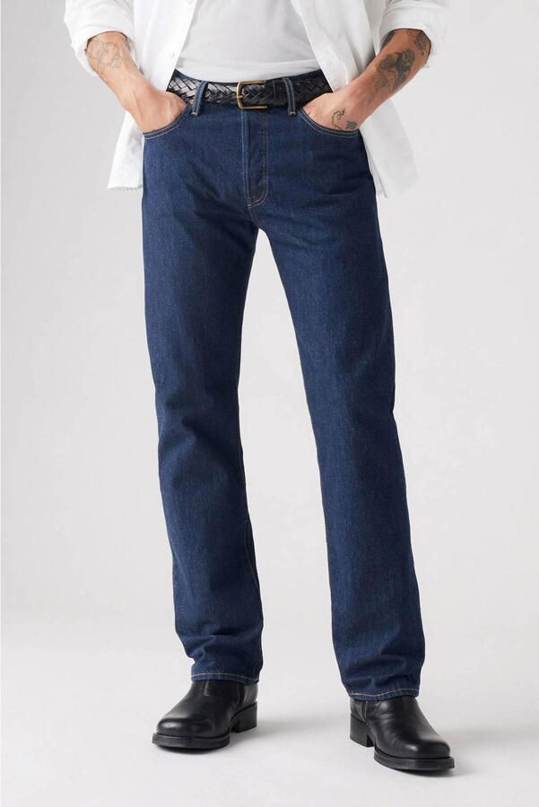 Levi's Levi s 501 Broek Regular Fit Donkerblauw