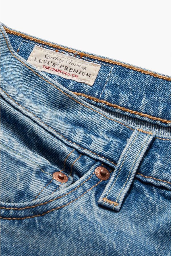 Levi's 300 Jeans met labelpatch van leer model '501 JEANS FOR WOMEN' Model '501 JEANS'