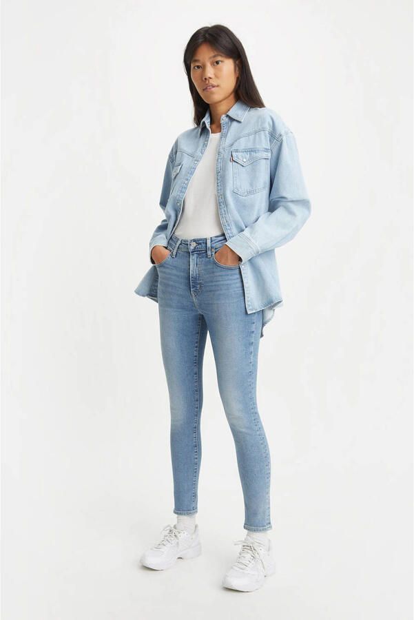 Levi's 721 high waist skinny jeans light blue denim - Foto 2