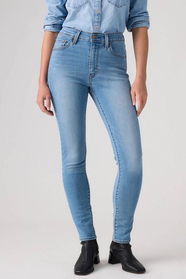 Levi's 300 skinny fit jeans van katoenmix model '721 '