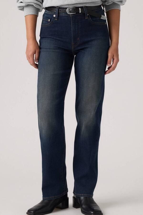 Levi's 723 HIGH RISE STRAIGHT leg jeans donkerblauw