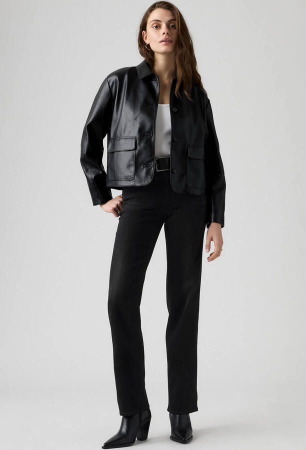 Levi's 723 HIGH RISE STRAIGHT leg jeans zwart - Foto 2