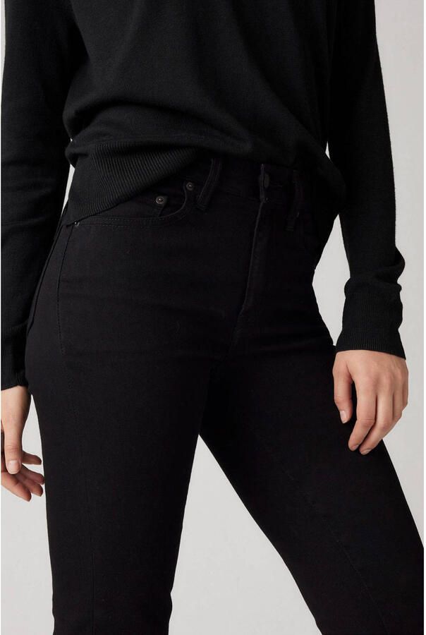 LEVI'S Dames Jeans 724 High Rise Straight Midnight Gaze Zwart - Foto 6