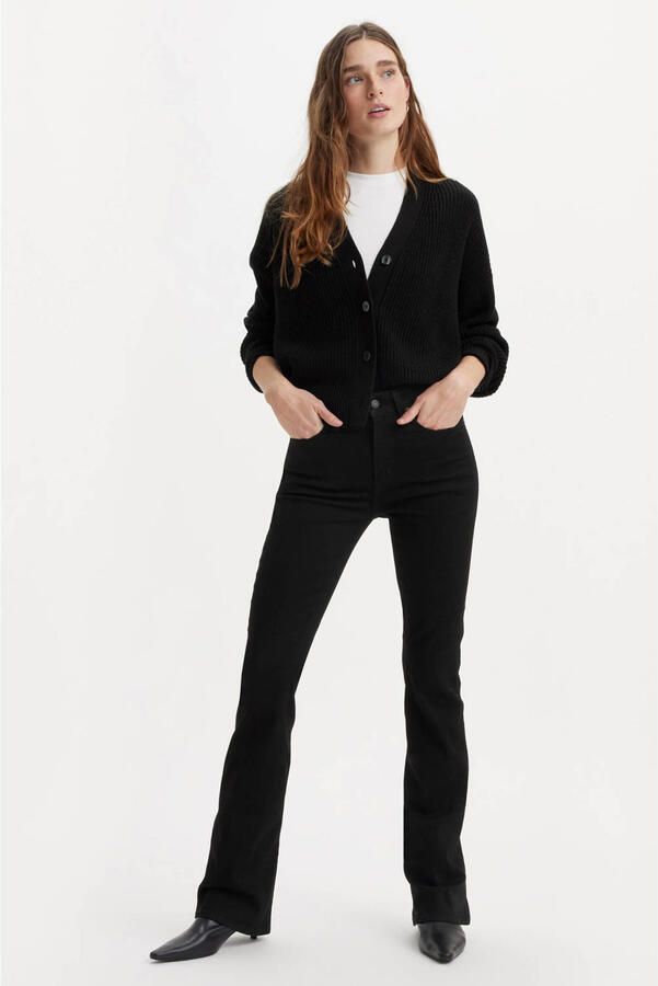 Levi's 725 HIGH RISE BOOTCUT high waist bootcut jeans black denim