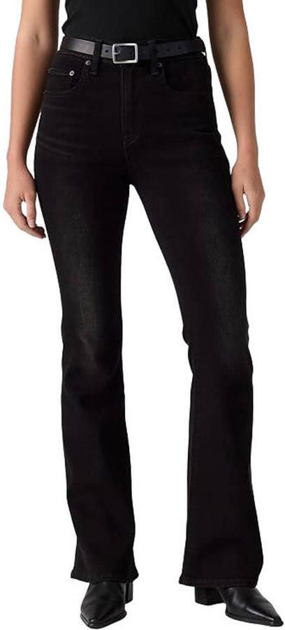 Levi's 726 flared jeans black denim