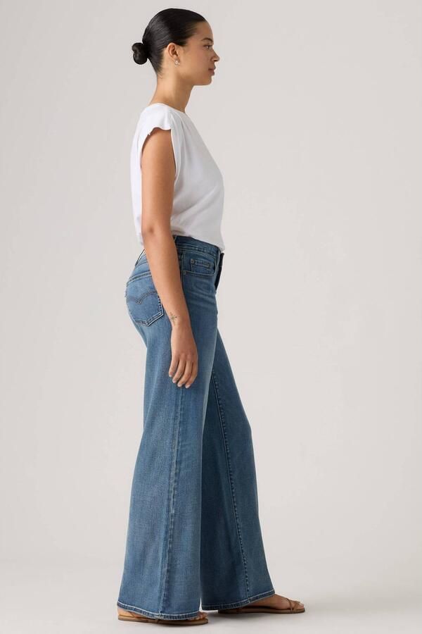 Levi's 728 HR WIDE LEG jeans medium blue denim - Foto 2