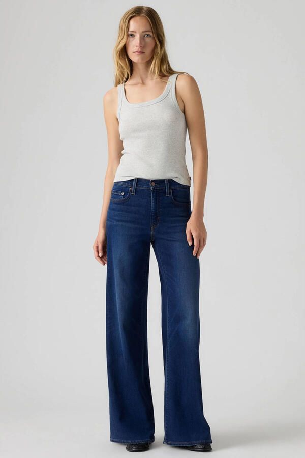 Levi's 728 HR WIDE LEG wide leg jeans donkerblauw - Foto 2