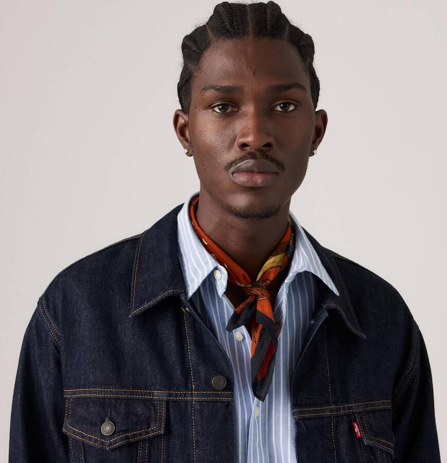 Levi's bandana met all over print Cow oranje