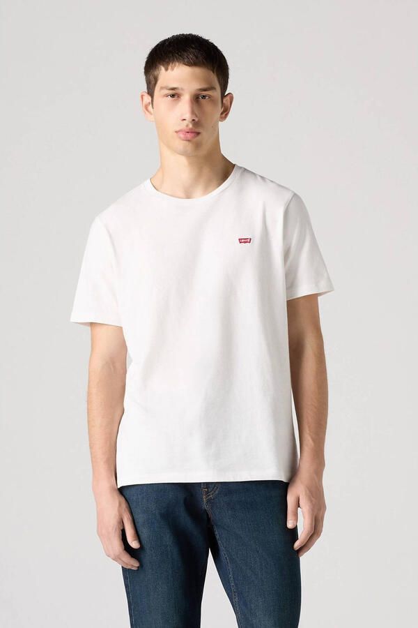 Levi's Knisperend Wit Logo T-Shirt Ronde Hals White Heren - Foto 3