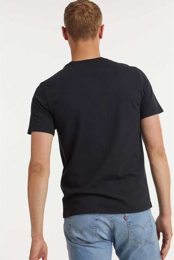 Levi's Zwarte Katoenen Heren T-Shirt met Korte Mouwen Black Heren - Foto 2