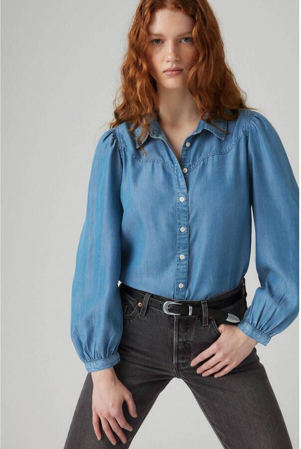 Levi's Blouse met lange mouwen Met pofmouwen - Foto 1