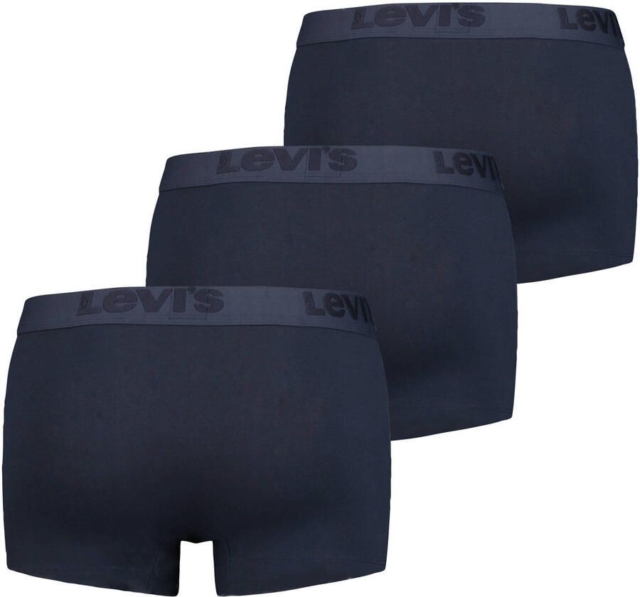 Levi's Boxers Levis Boxershorts 3-Pack Uni Donkerblauw