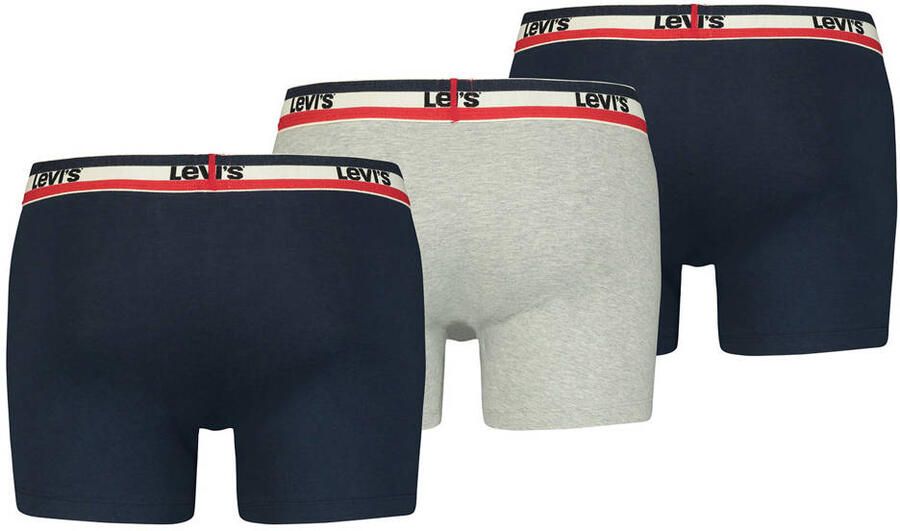 Levi's Boxershort LEVIS MEN SPRTSWR LOGO BOXER BRIEF 3P (Set van 3)