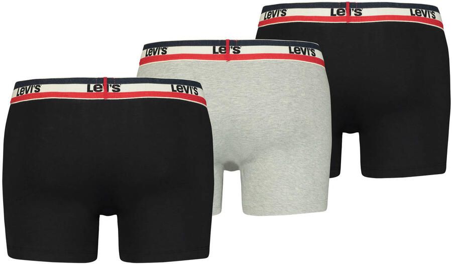 Levi's Boxershort met contrasterend logo-tailleband (3 stuks) - Foto 2
