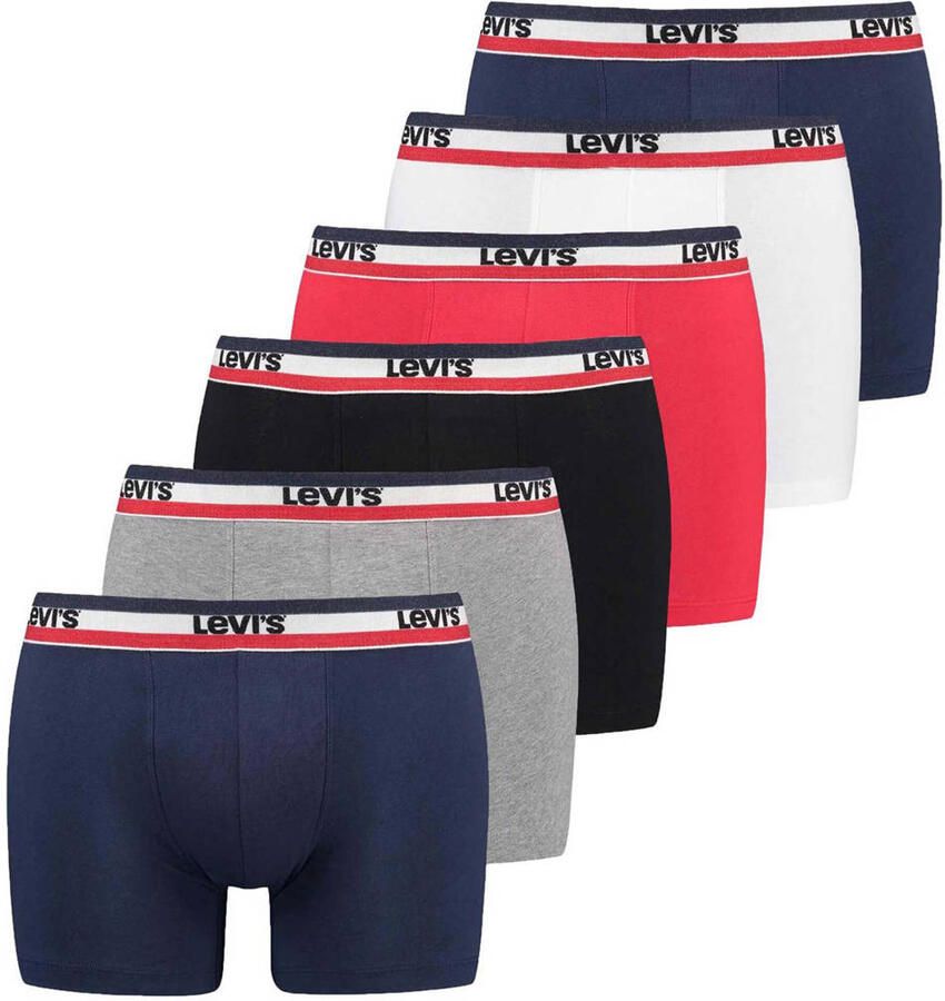 Levi's Boxershort Men Sportswear Logo Boxer (Set van 6) - Foto 2