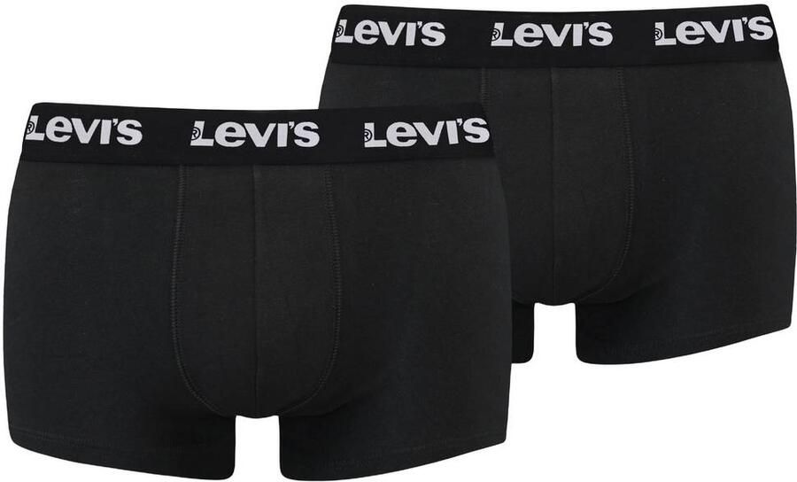 Levi's boxershorts zwart (set van 2)