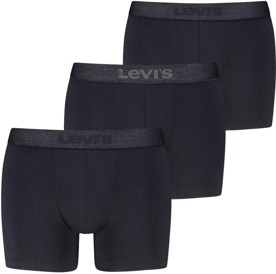 Levi's boxershorts zwart (set van 3)