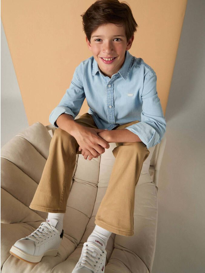 Levi's casual overhemd light blue denim - Foto 3